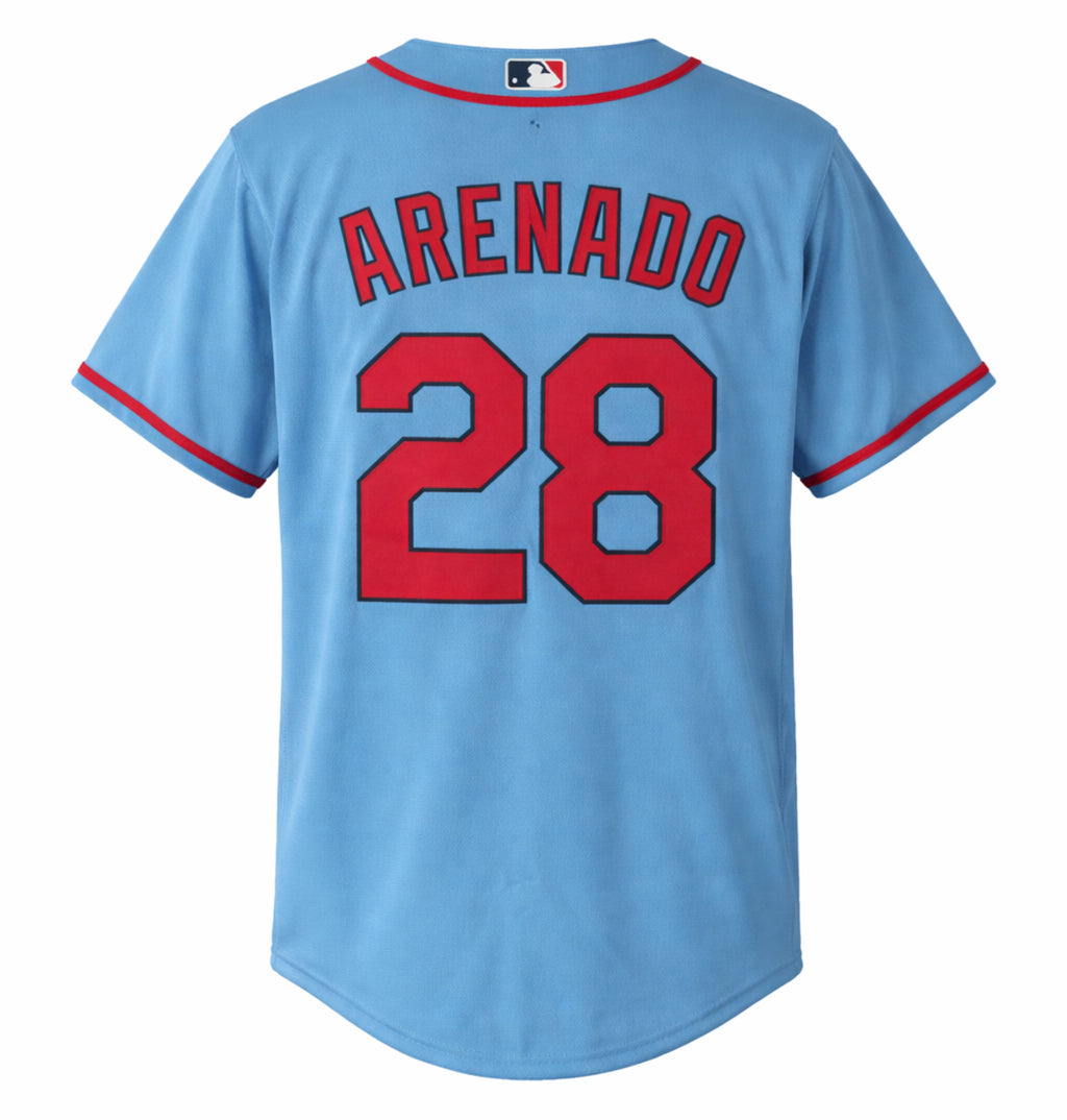 CAMISOLA JERSEY BASEBALL ST LOUIS CARDINALS NOLAN ARENADO #28 BORDADO