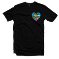 Playera Manga Corta 100% Algodón Parejas Helga y Arnold