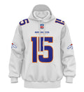 Hoodie Nik Bonitto #15 Denver Blanca