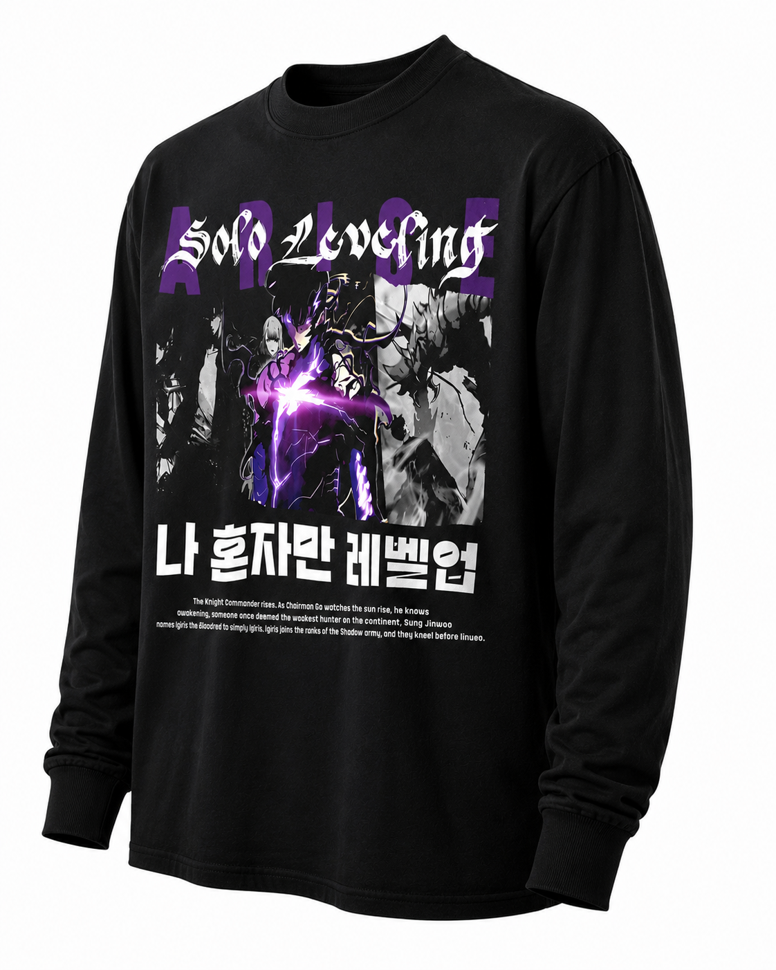 Playera Manga Larga Solo Leveling