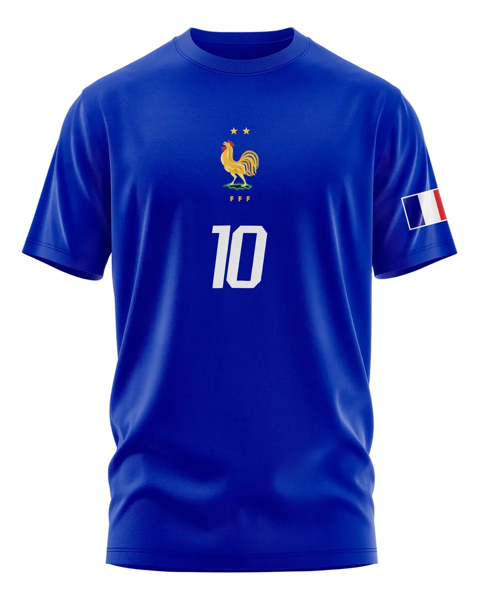 Playera Deportiva Para Niño MBAPPÉ KYLIAN 10 ESTILO MUNDIAL