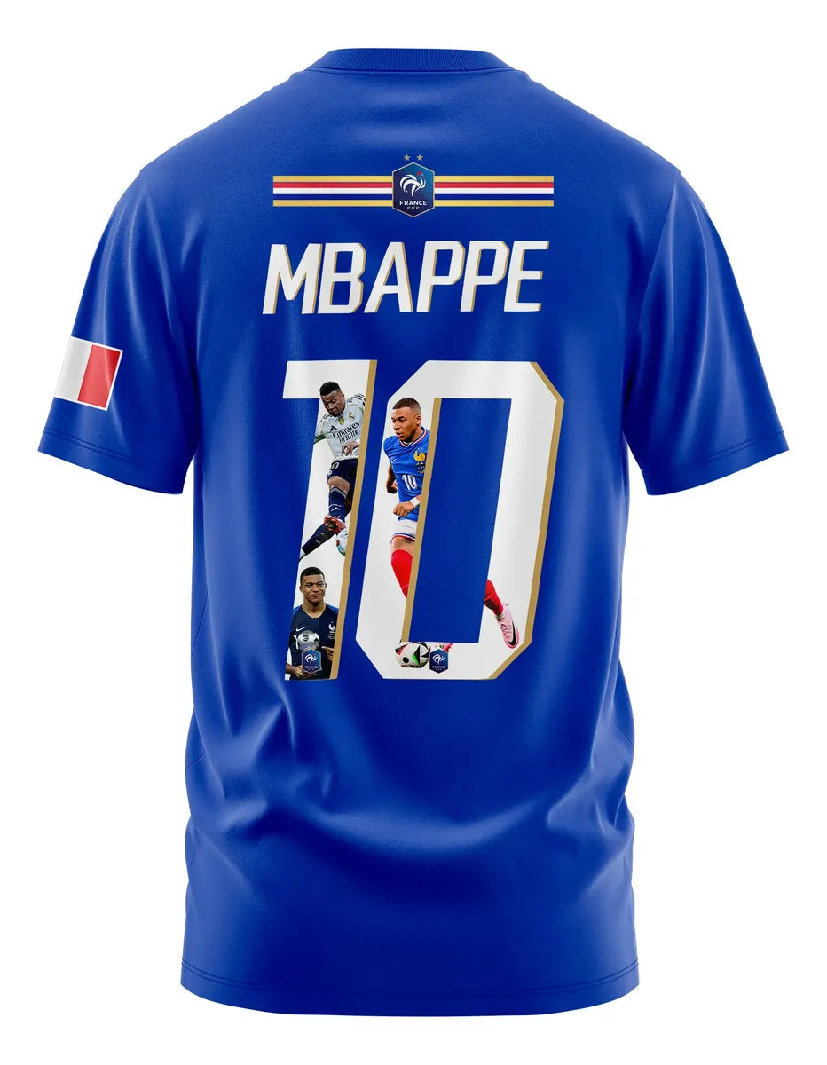 Playera Deportiva Para Niño MBAPPÉ KYLIAN 10 ESTILO MUNDIAL