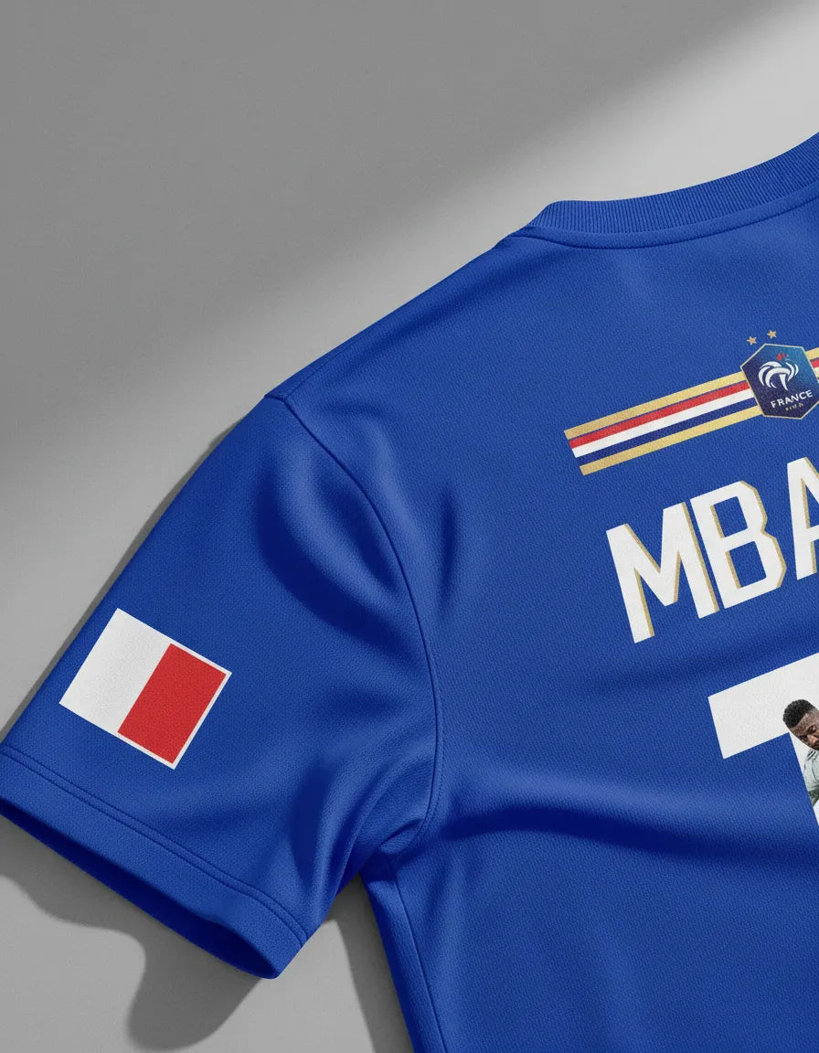 Playera Deportiva Para Niño MBAPPÉ KYLIAN 10 ESTILO MUNDIAL