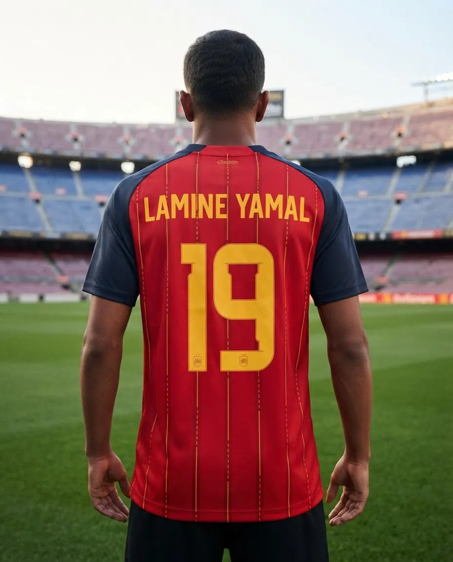 Playera LAMINE YAMAL 19 SELECCION DOS ESTRELLAS