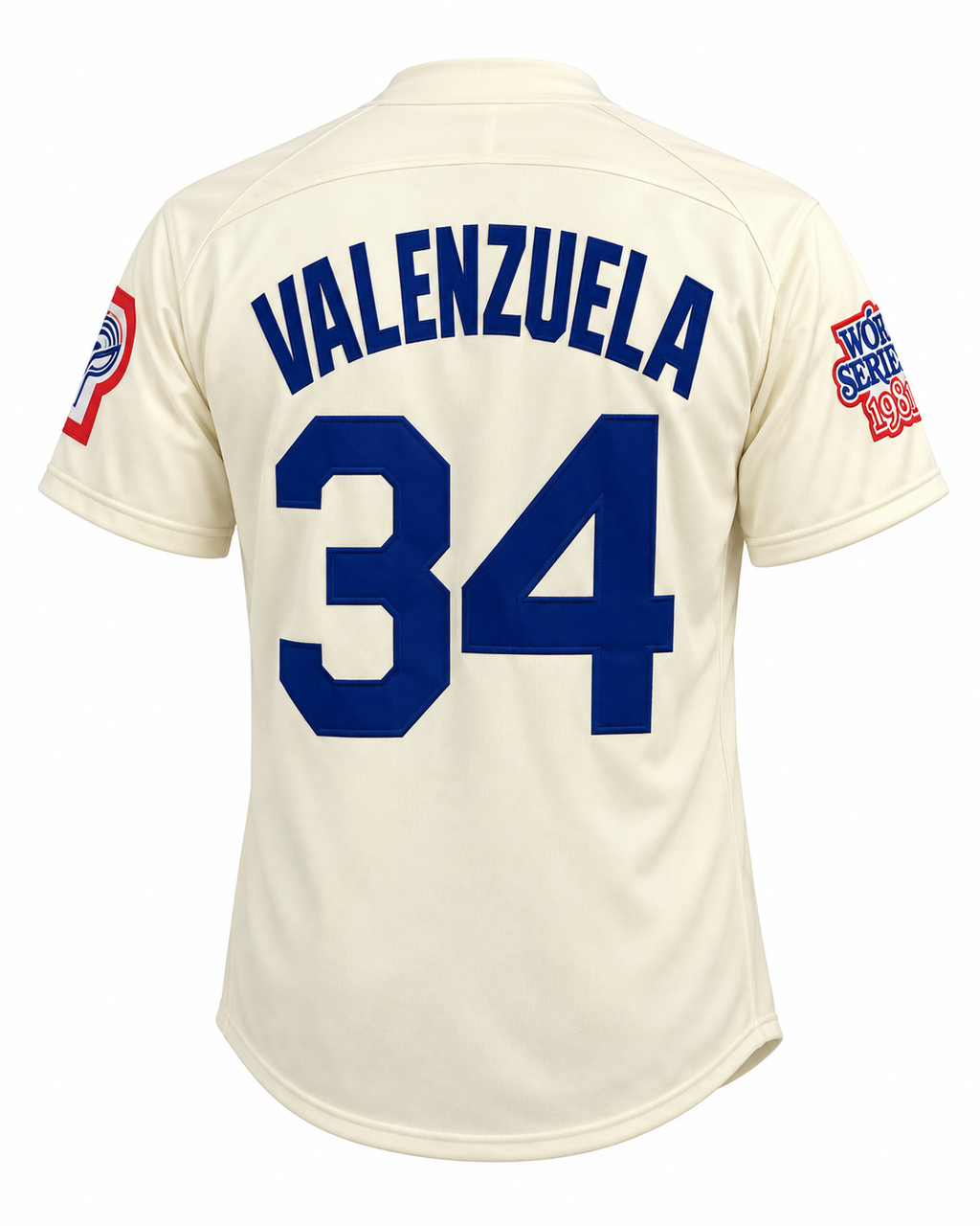 Jersey Camisola Baseball Los Angeles Valenzuela 34 Toro Vintage