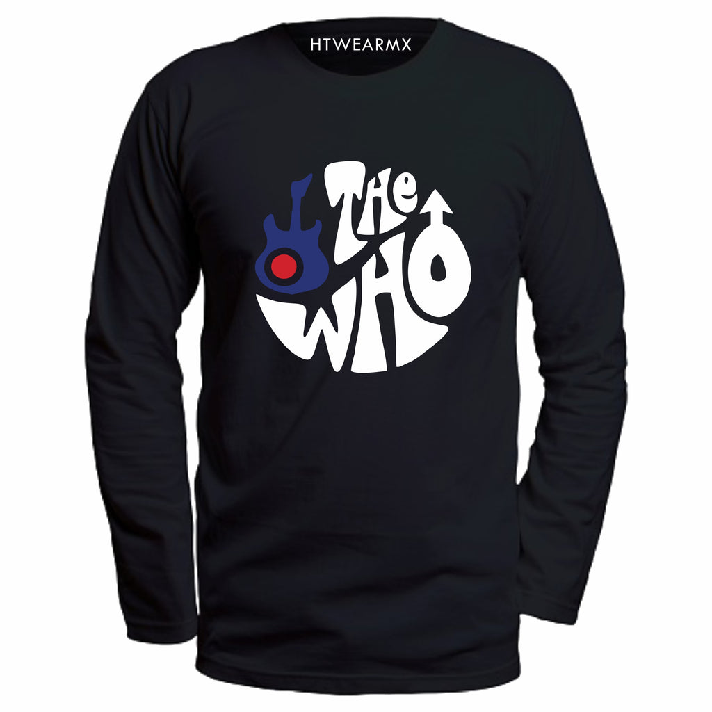 Playera Manga Larga The Who Banda Rock
