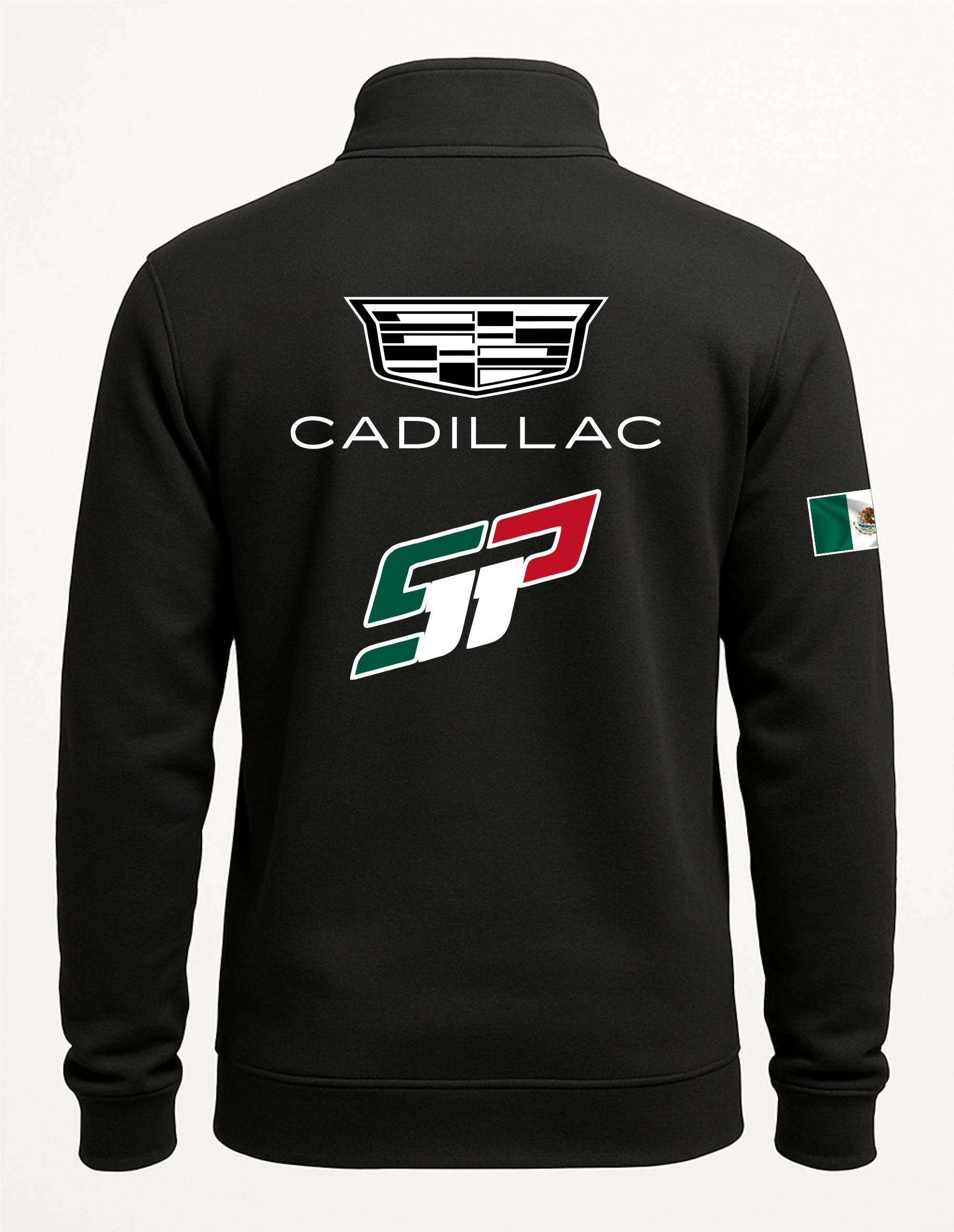 SUDADERA CIERRE 1/4 BORDADA CHECO PERÉZ SP #11 FORMULA RACING CLASSIC