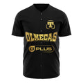 CAMISOLA JERSEY BASEBALL Olmecas Tabasco Gold Estampado