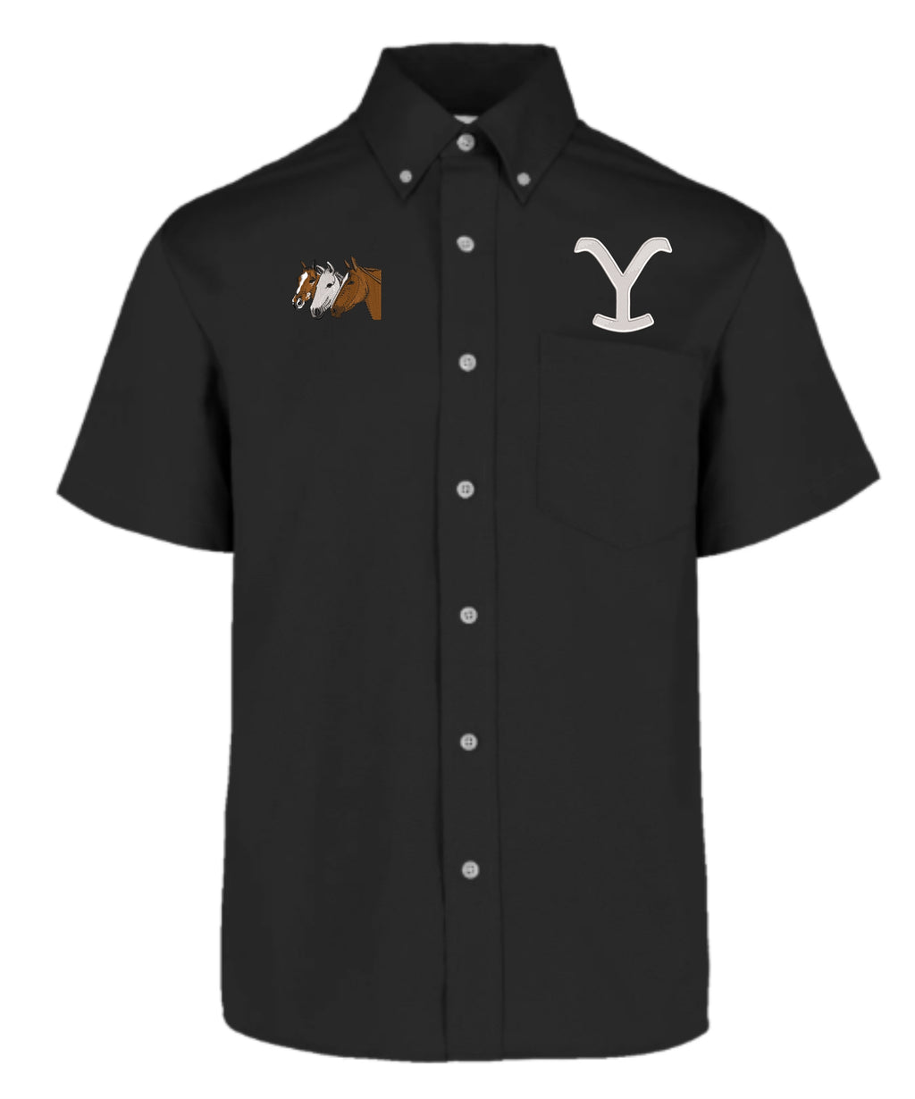 Camisa Estilo Vaquera Yellowstone Bordada