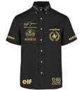 Camisa De Gabardina Manga Corta Ayrton Senna Driver Gold Edition