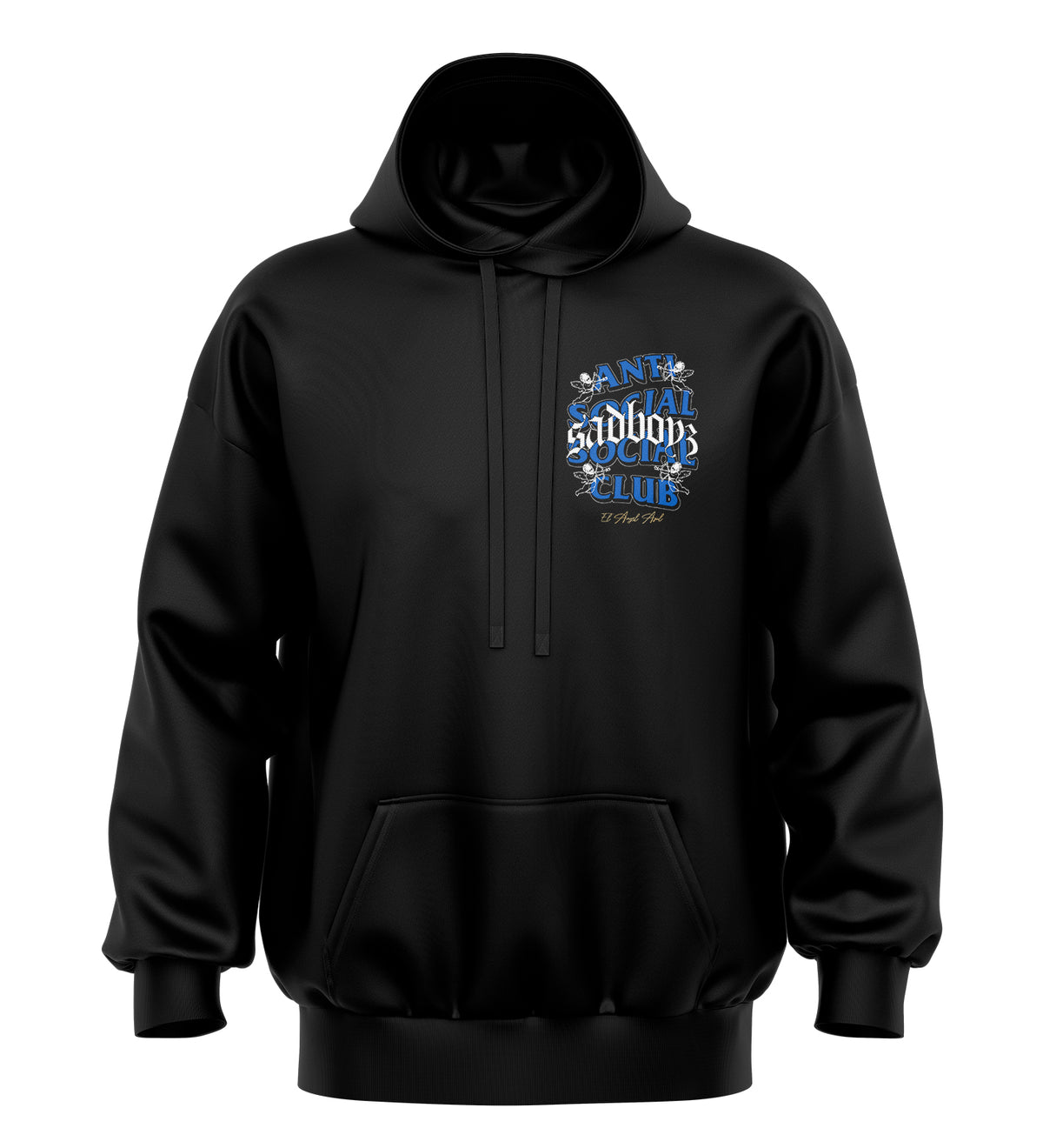 Hoodie Antisocial Social Club X Sad Boys El Angel Azul
