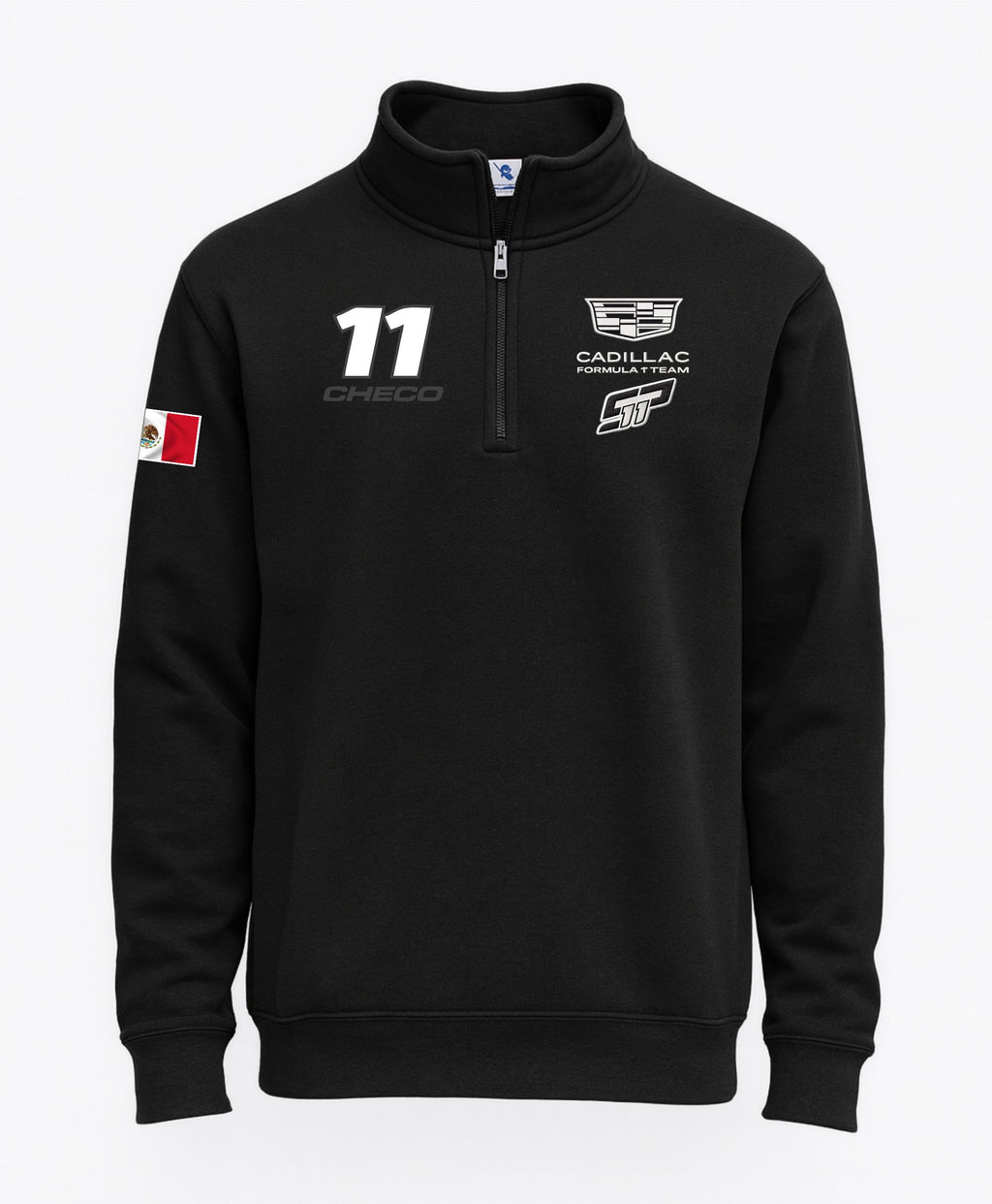 SUDADERA CIERRE 1/4 BORDADA CHECO PERÉZ SP #11 RACING