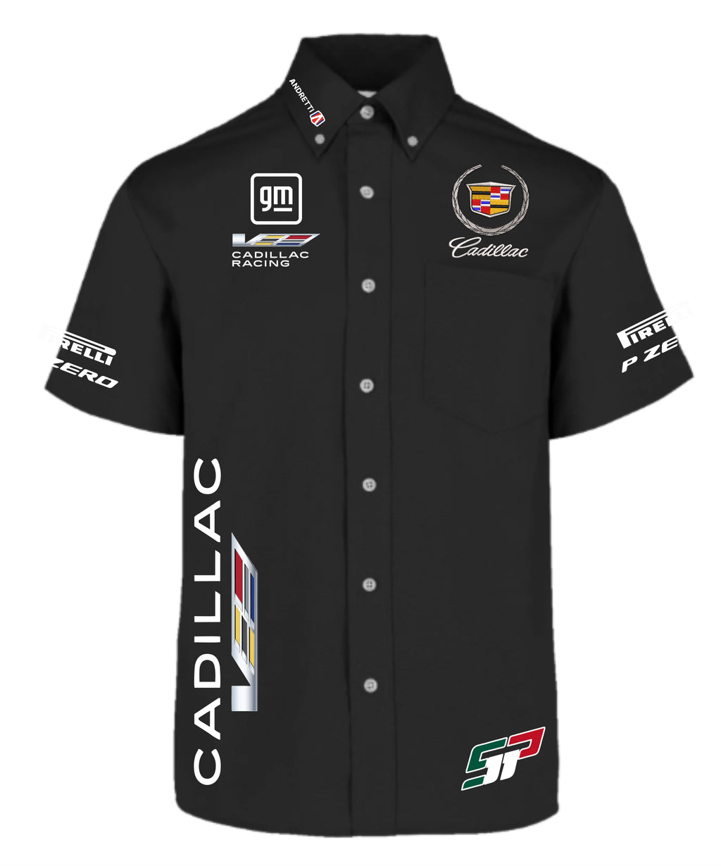 Camisa De Gabardina Manga Corta CHECO PERÉZ SP 11 Bordada