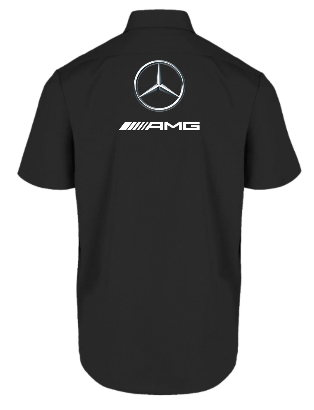 Camisa De Gabardina Manga Corta AMG GEORGE RUSSEL