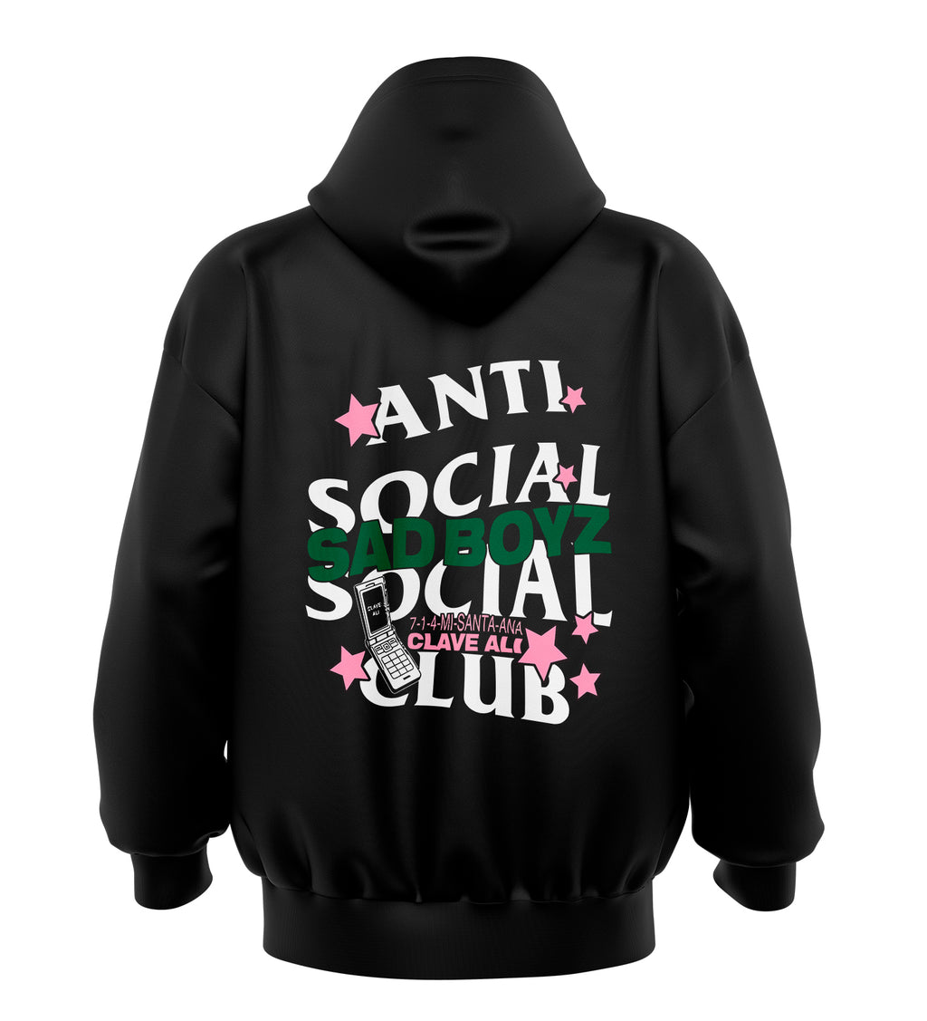 Hoodie Antisocial Social Club X Sad Boys Clave Ali