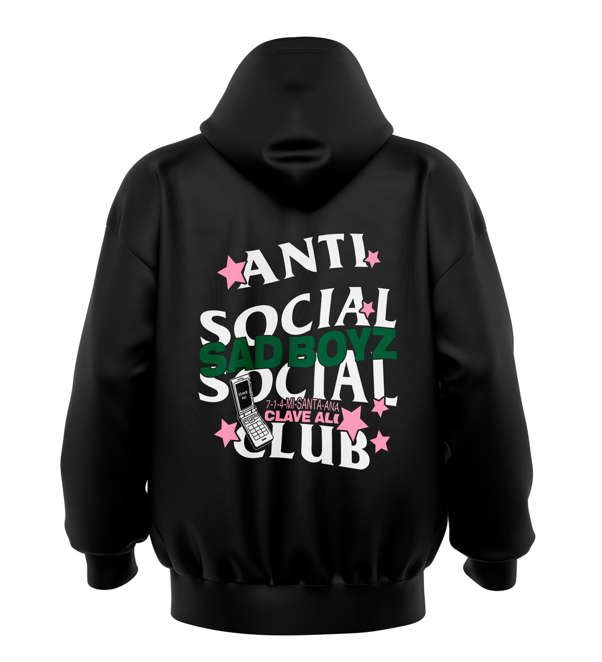 Hoodie Antisocial Social Club X Sad Boys Clave Ali