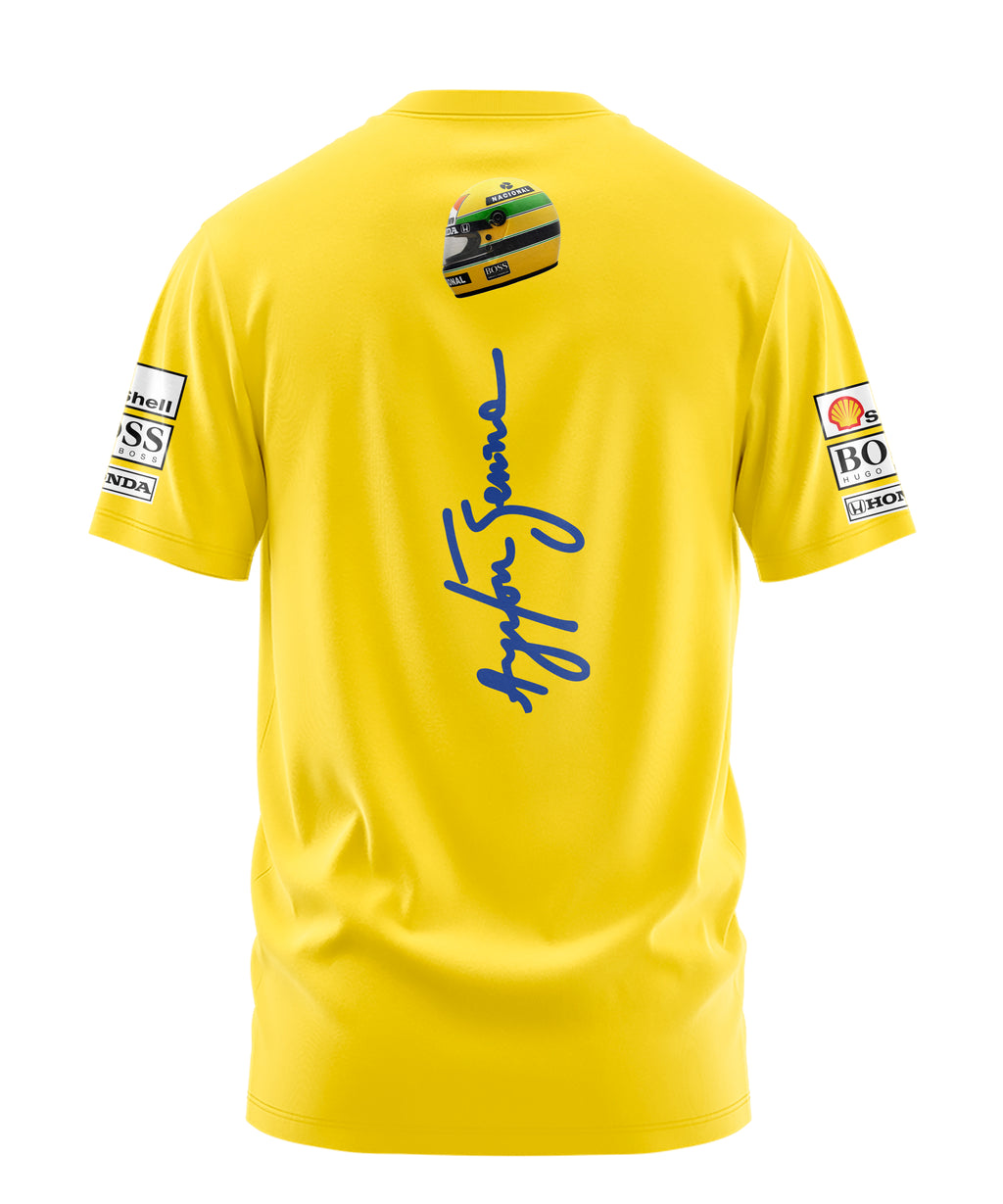 Playera Ayrton Senna Vintage Camel