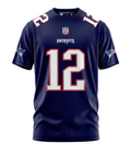 Playera Manga Corta Tela Deportiva BRADY GOAT #12