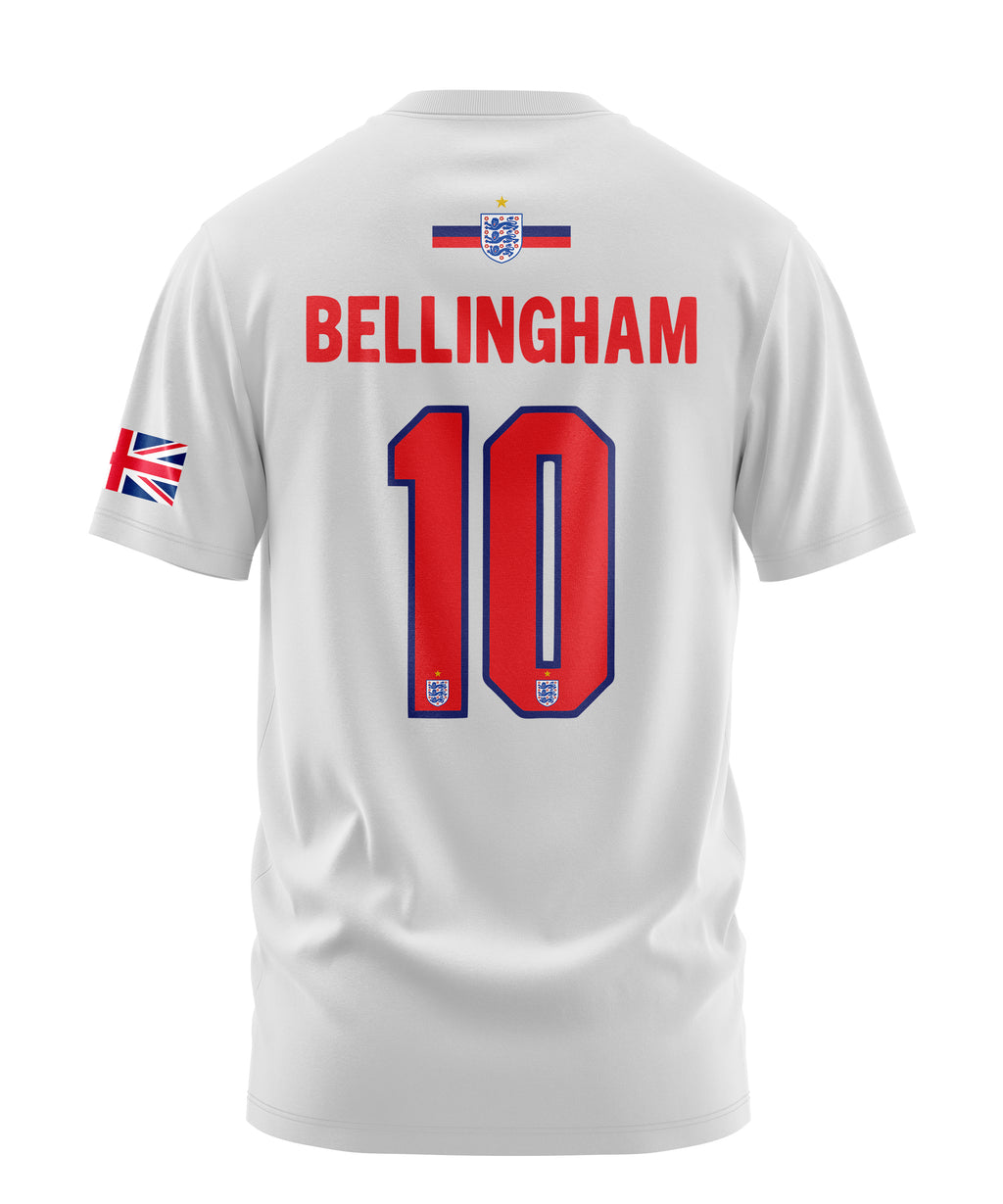Playera Manga Corta 100% Algodón Jude Bellingham Inglaterra