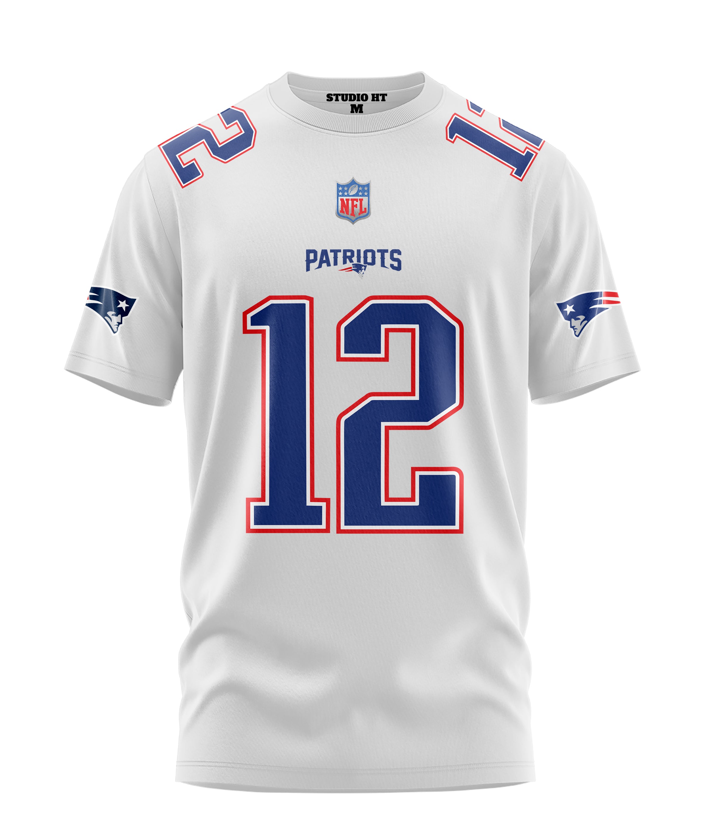 Playera Manga Corta Tela Deportiva BRADY GOAT #12