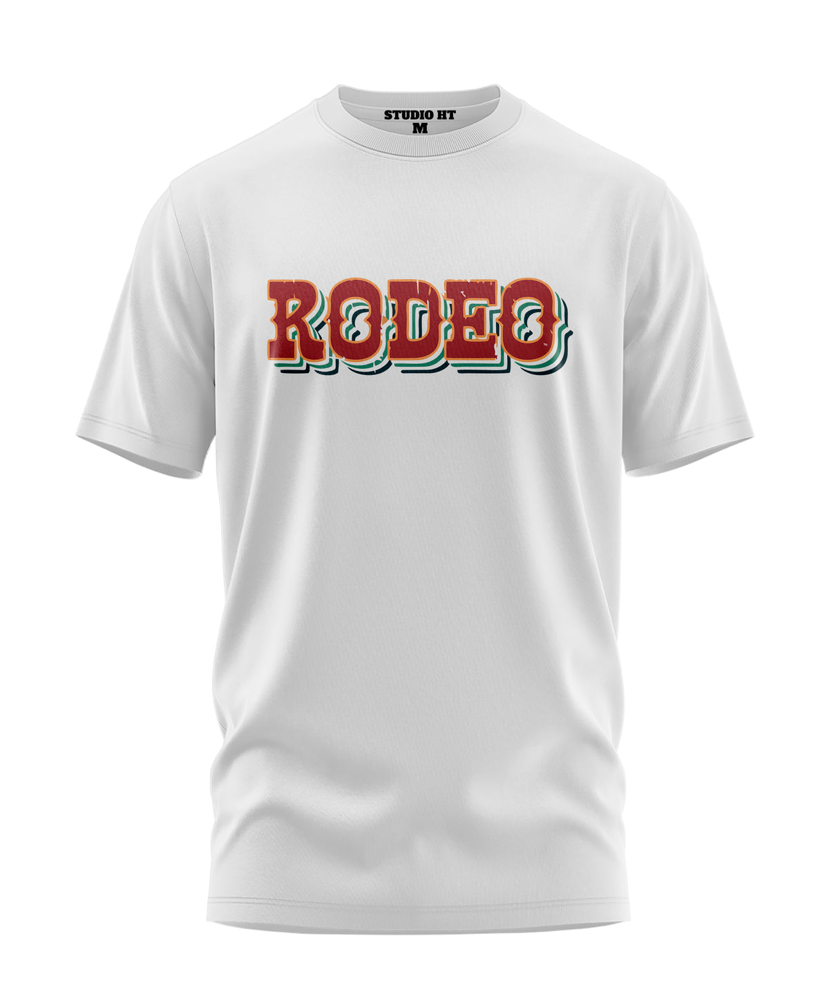 Playera Manga Corta 100% Algodón Rodeo Coors Vaqueros