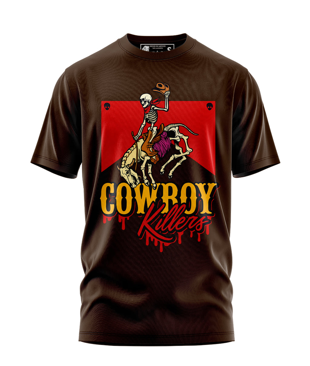 Playera Manga Corta 100% Algodón Cowboy Killers