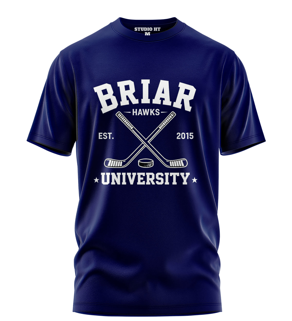 Playera Manga Corta 100% Algodón Campus Graham Briar University