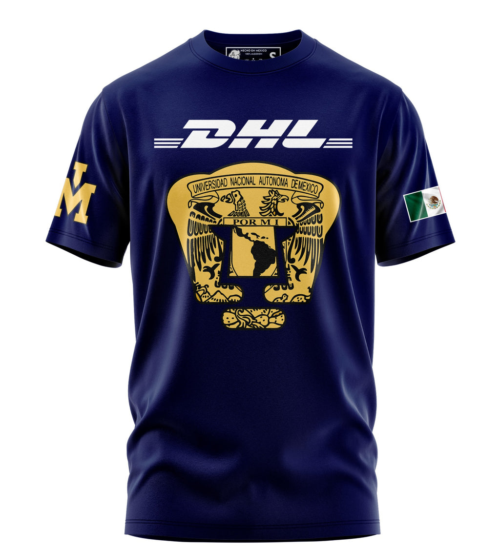 Playera Manga Corta Tela Deportiva Pumas Universidad 2026