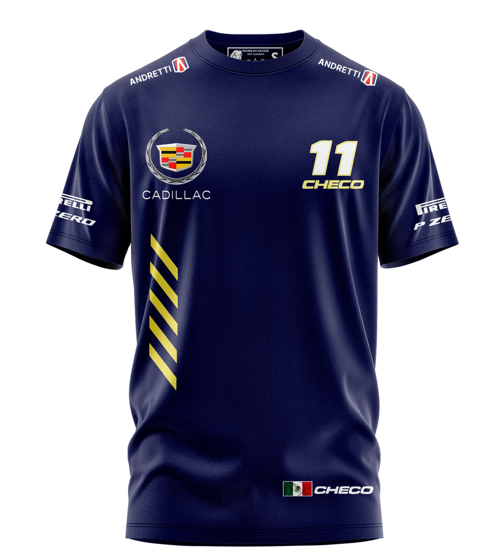 Playera Manga Corta Tela Deportiva CHECO PERÉZ SP 11 RACING