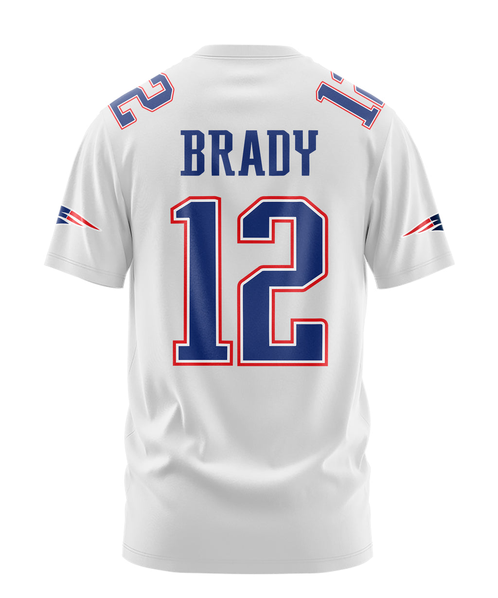 Playera Manga Corta Tela Deportiva BRADY GOAT #12