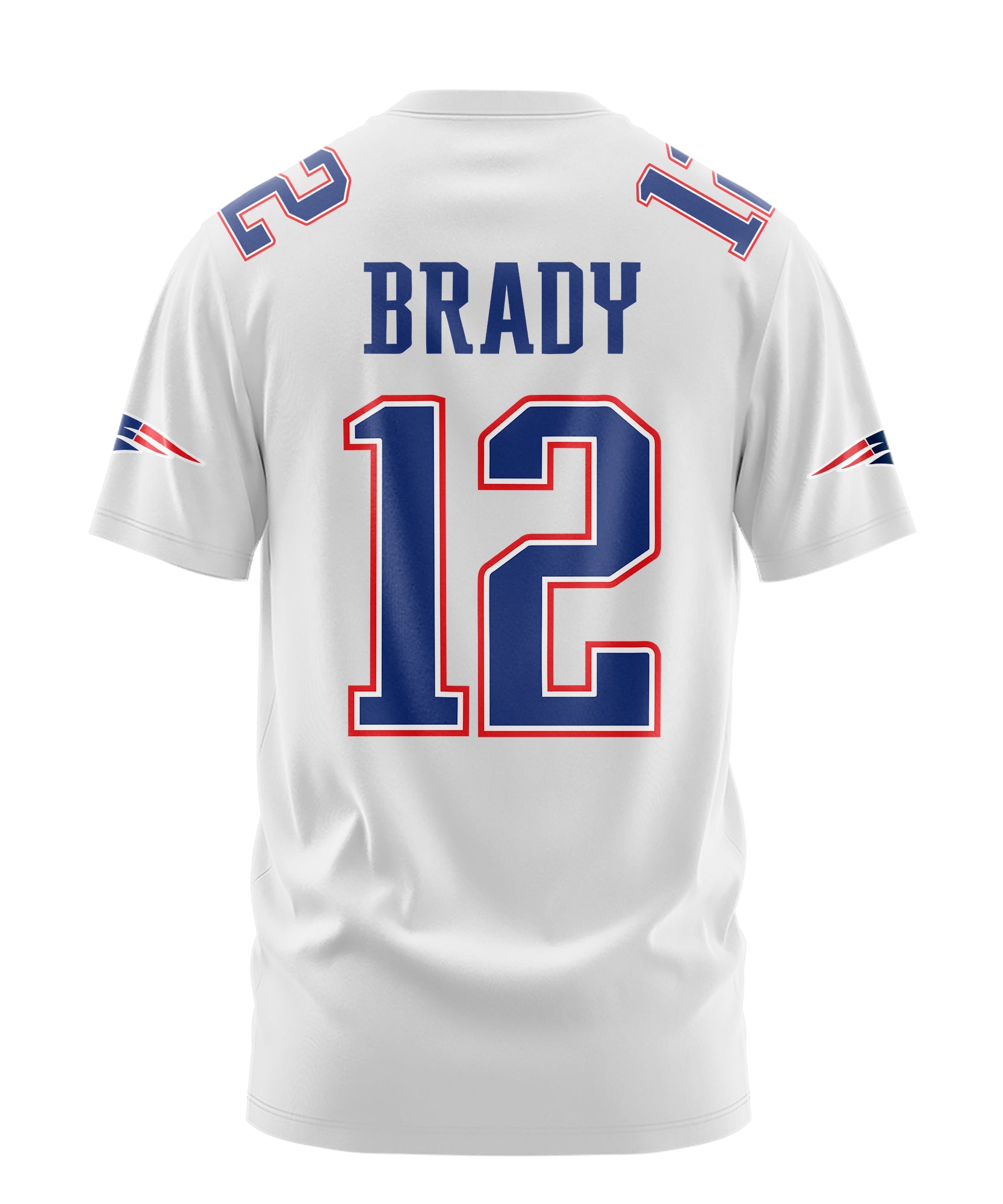Playera Manga Corta Tela Deportiva BRADY GOAT #12