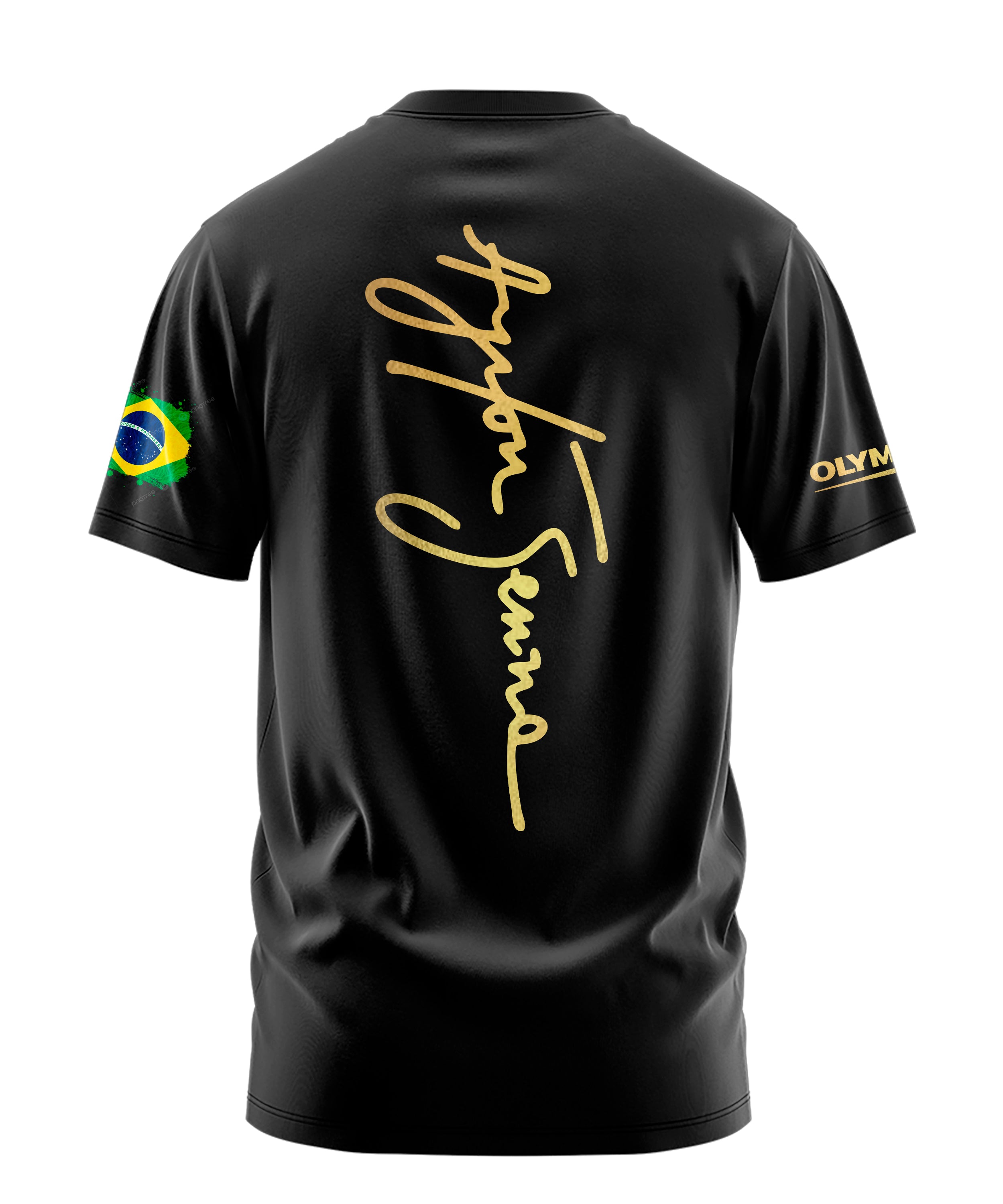 Playera Manga Corta Tela Deportiva AYRTON SENNA DRIVER CLASSIC