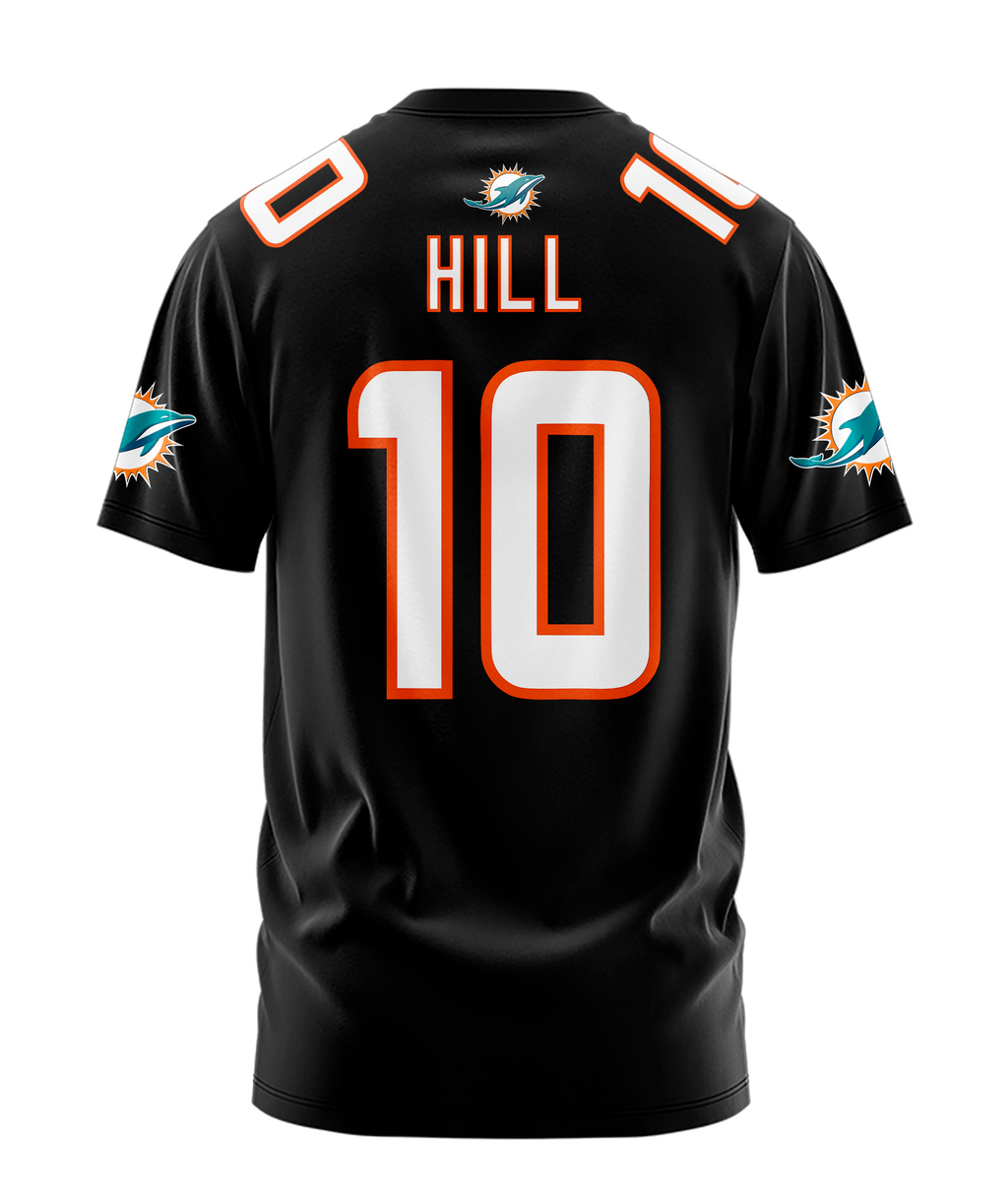 Playera Manga Corta 100% Algodón Tyreek Hill MIAMI