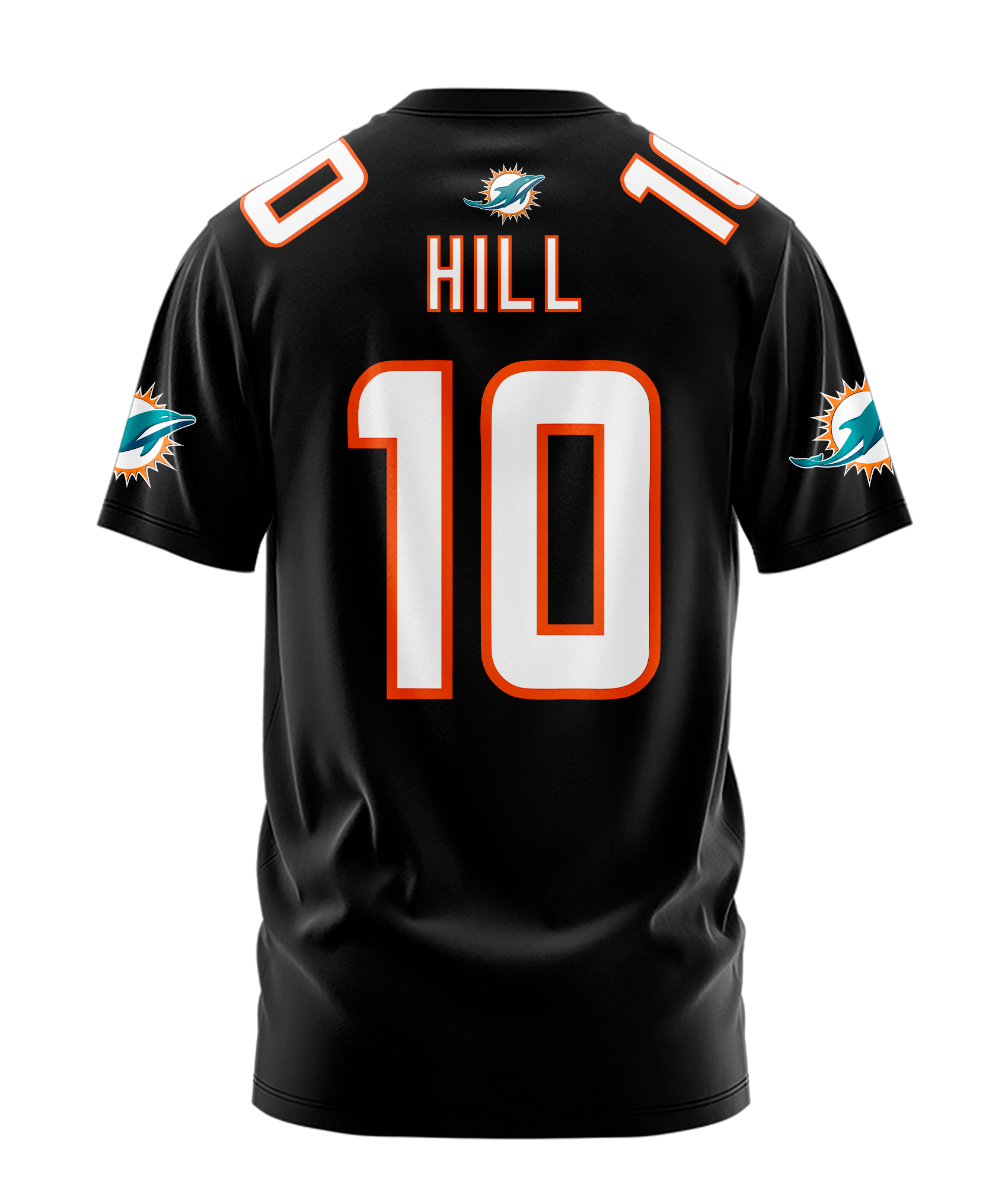 Playera Manga Corta 100% Algodón Tyreek Hill MIAMI