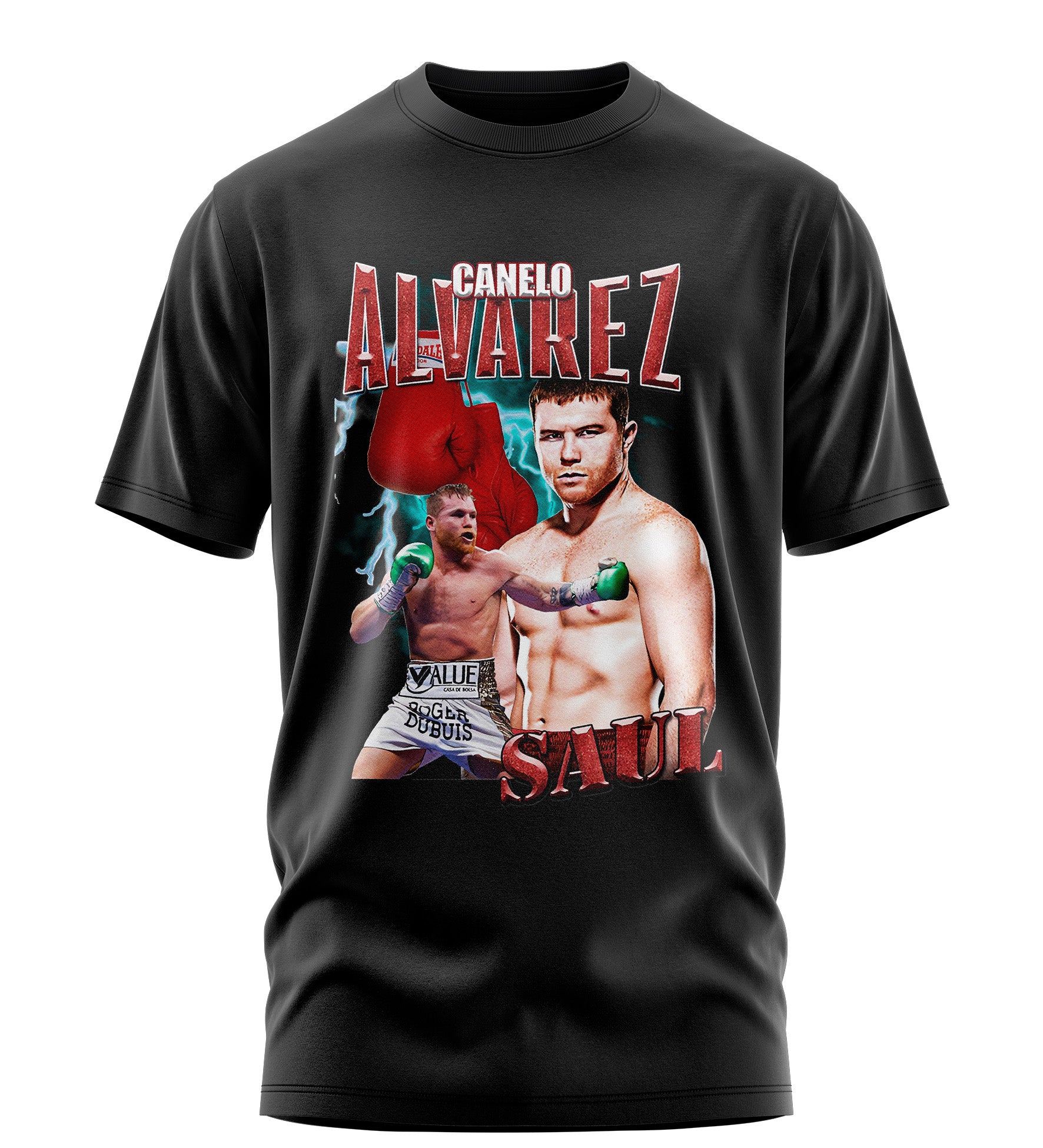 Playera Manga Corta 100% Algodón CANELO TEAM BOX V2