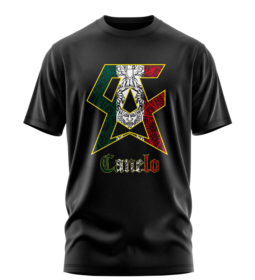 Playera Manga Corta 100% Algodón CANELO TEAM BOX MEX V6