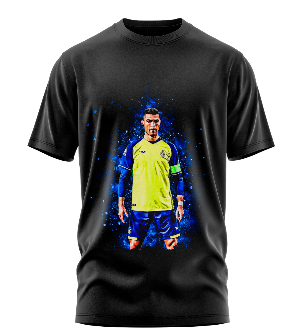 Playera Manga Corta 100% Algodón Cristiano Ronaldo ALL NSSR