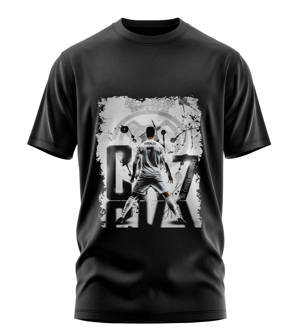 Playera Manga Corta 100% Algodón Cristiano Ronaldo CR7