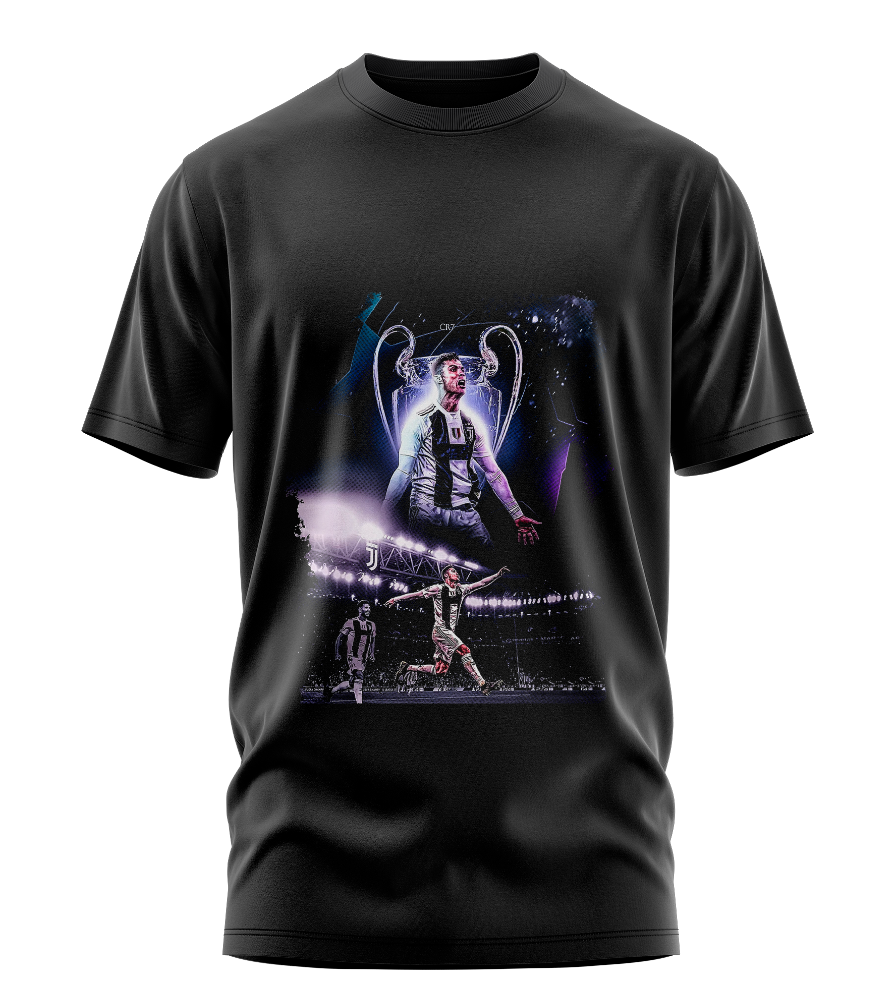 Playera Manga Corta 100% Algodón Cristiano Ronaldo MR CHAMPIONS