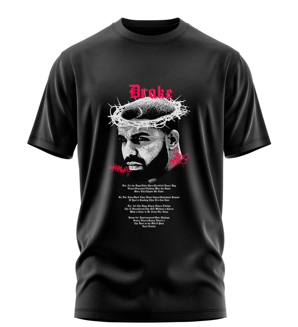 Playera Manga Corta 100% Algodón Drake Raperos
