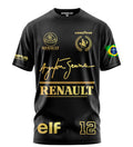 Playera Manga Corta Tela Deportiva AYRTON SENNA DRIVER CLASSIC