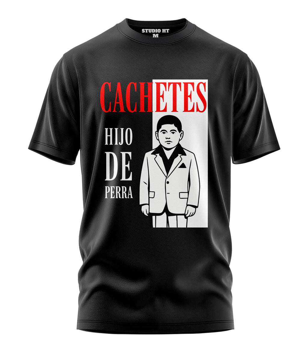 Playera Manga Corta 100% Algodón Cachetes