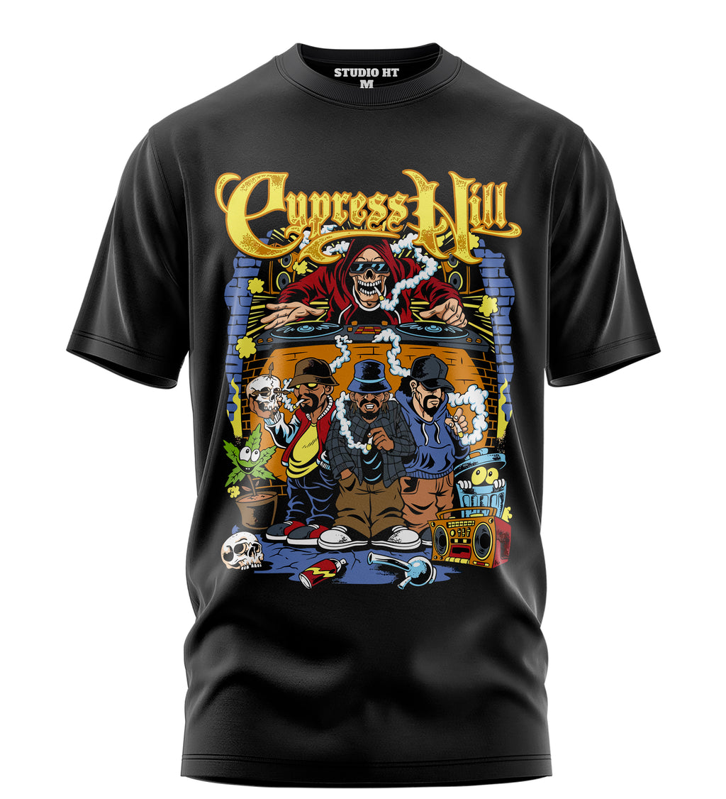 Playera Manga Corta 100% Algodón Cypress Hill