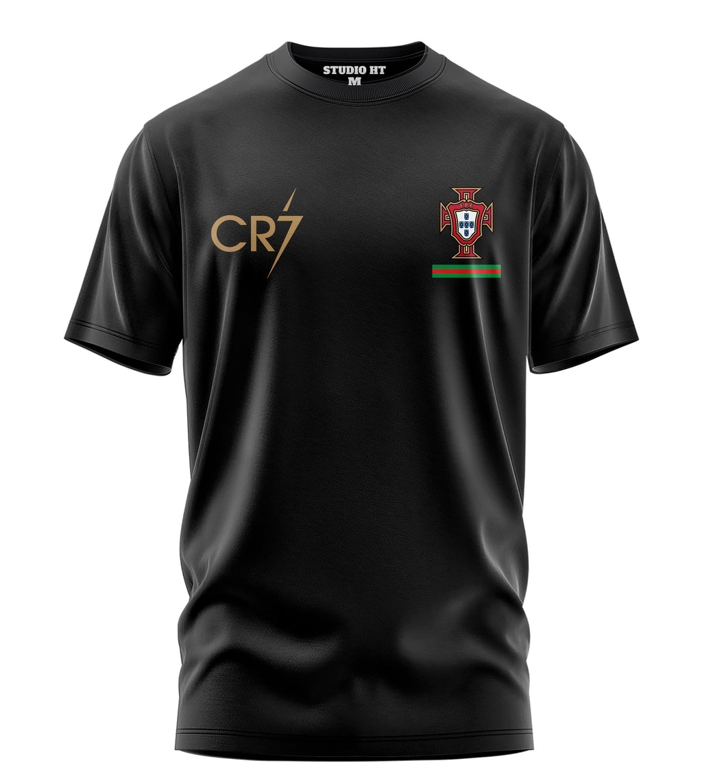 Playera Manga Corta Tela Deportiva Cristiano Portugal Ronaldo C R 7