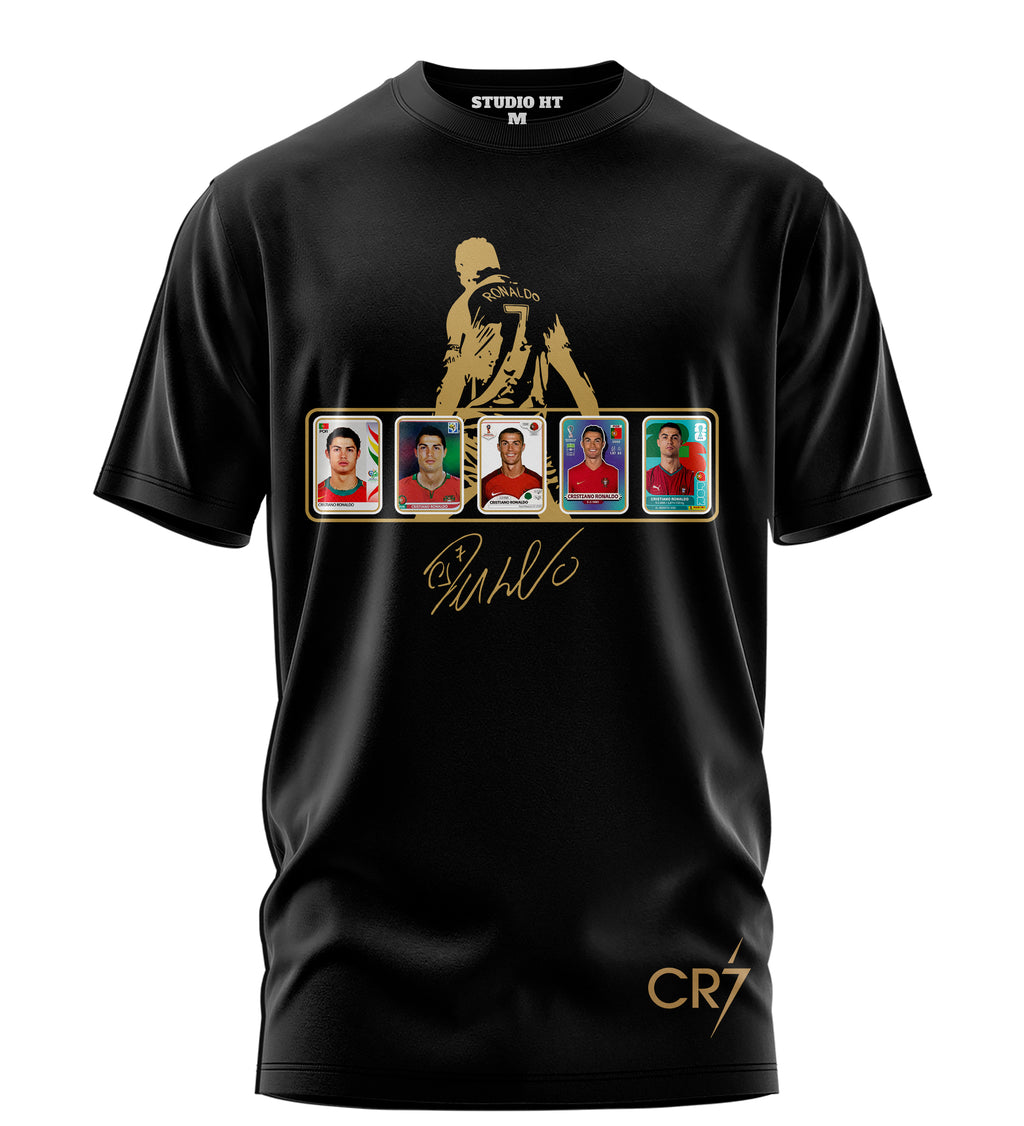 Playera Manga Corta 100% Algodón Cristiano Ronaldo Modelo Estampas