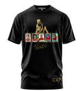 Playera Manga Corta 100% Algodón Cristiano Ronaldo Modelo Estampas