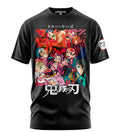 Playera Manga Corta 100% Algodón Demon Slayer Anime
