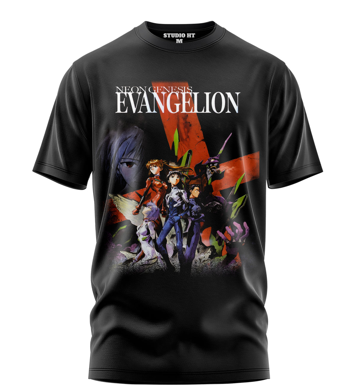 Playera Manga Corta 100% Algodón Neon Genesis Evangelion Mod 2