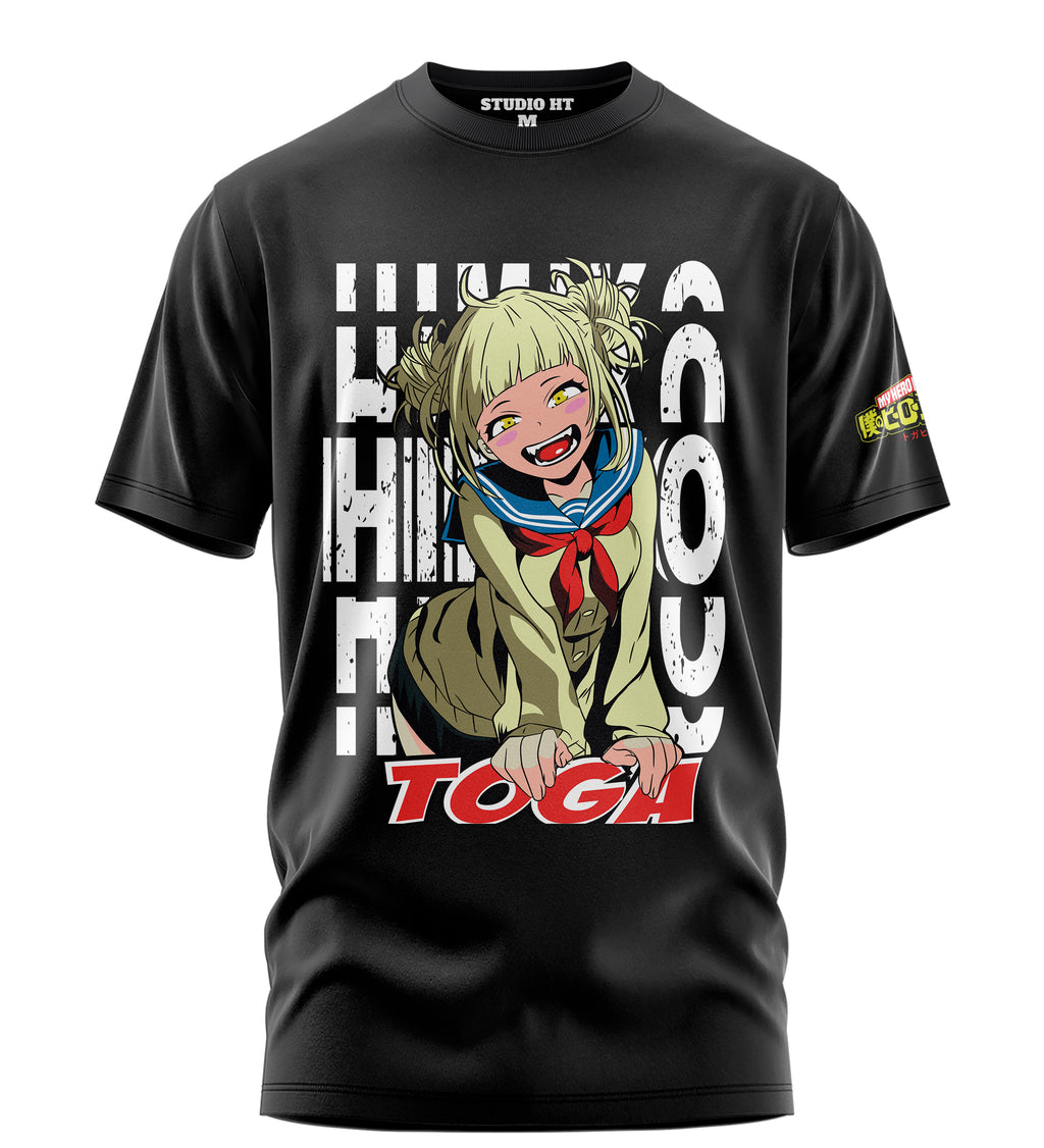 Playera Manga Corta 100% Algodón My Hero Academia Villian Himiko Toga
