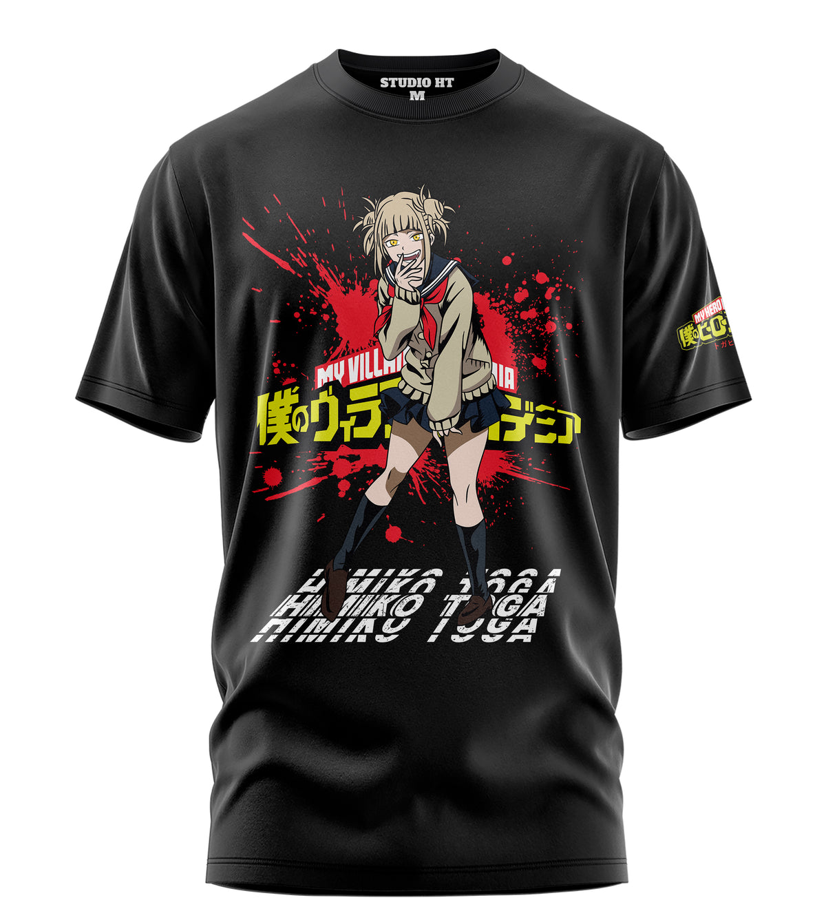 Playera Manga Corta 100% Algodón My Hero Academia Himiko Toga Mod 2